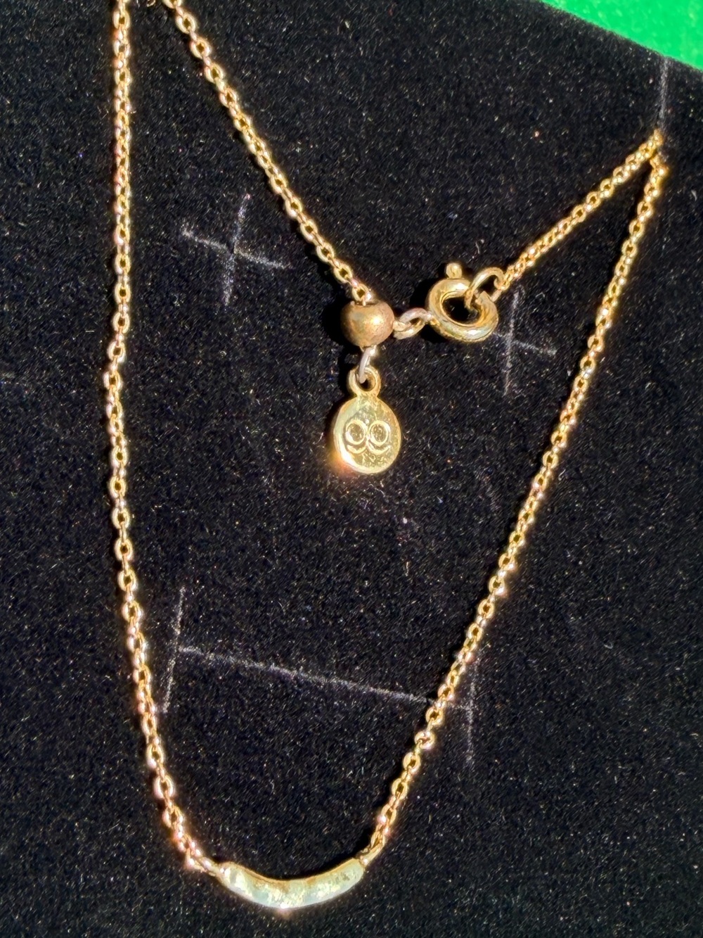 Gorjana Dainty Gold Crescent